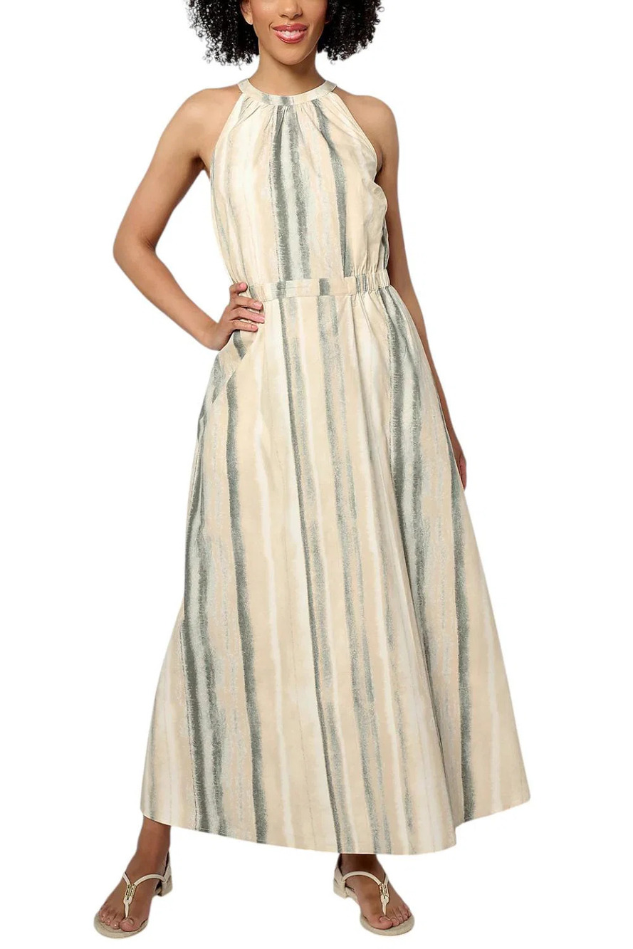 Me by Jennie Garth Women's Cotton Clark Maxi Dress Natural - Regular